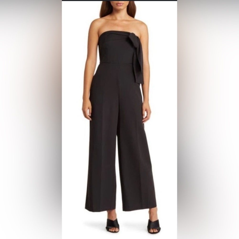ASOS Black Strapless Jumpsuit